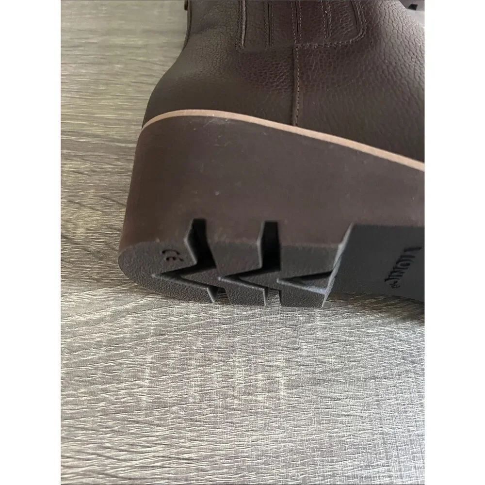 Vionic Aria 2.0 Dark Brown Leather Chelsea Wedge Lug Sole Booties 9M - Picture 7 of 7